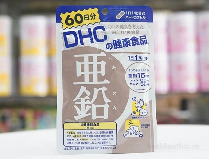 Viên uống bổ sung kẽm ZinC DHC 60 Day Nhật Bản ảnh 7