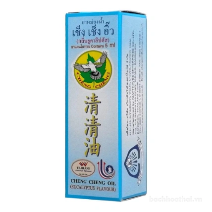 Dầu khuynh diệp lăn Cheng Cheng Oil Eucalyptus Flavour Roll On ảnh 11