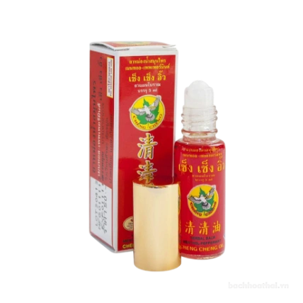 Dầu khuynh diệp lăn Cheng Cheng Oil Eucalyptus Flavour Roll On ảnh 11