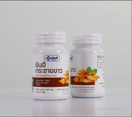 Viên uống cảm cúm tăng đề kháng Yanhee Finger Root Table (cây ngải bún) ảnh 15