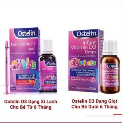 Ostelin Kids Vitamin D3  thuốc nước bổ sung vitamin D cho trẻ em ảnh 7
