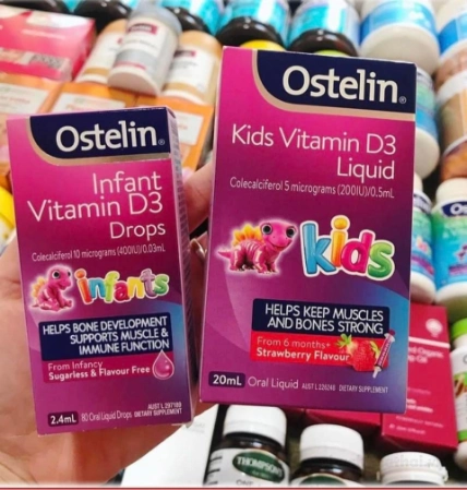 Ostelin Kids Vitamin D3  thuốc nước bổ sung vitamin D cho trẻ em ảnh 12