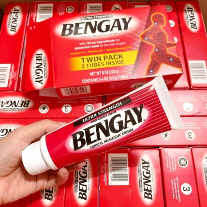 Kem bôi giảm đau nhanh Ultra Strength Bengay Topical Analgesic cream ảnh 9