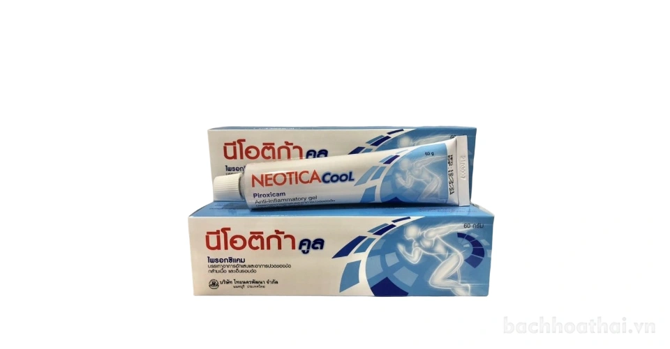 Gel lạnh xoa bóp Neotia Cool kháng viêm & giảm sưng 60gr Thái Lan