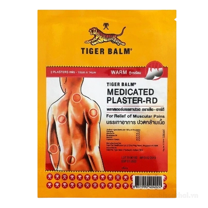 Kem Tiger balm Muscle Rub, miếng dán Plaster-RD giảm bong gân cơ, giảm đau đớn  ảnh 5