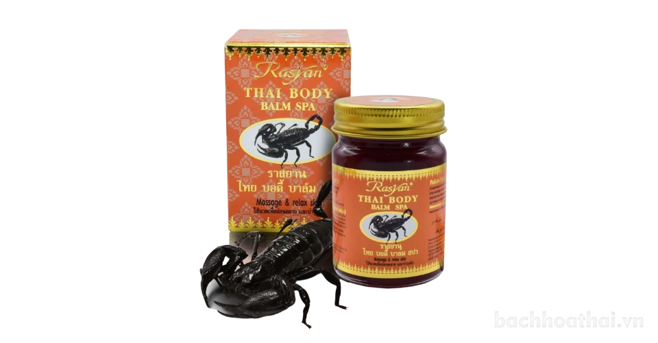 Dầu cù là bò cạp RASYAN Thai Body Balm Spa giảm đau nhức