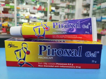 Gel Piroxal Piroxicam giảm đau và sưng cơ, dây chằng, khớp  ảnh 6