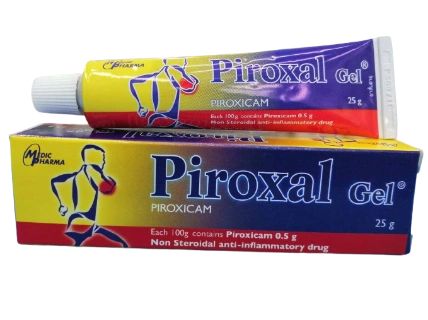 Gel Piroxal Piroxicam giảm đau và sưng cơ, dây chằng, khớp  ảnh 1
