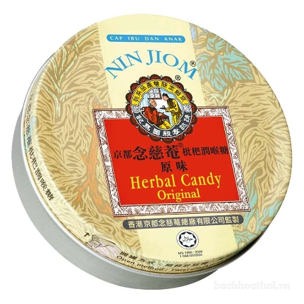 Kẹo ngậm ho Xuyên Bối Tỳ Bà Nin Jiom Herbal Candy - Hong Kong   ảnh 8