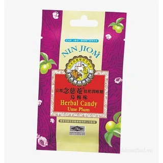 Kẹo ngậm ho Xuyên Bối Tỳ Bà Nin Jiom Herbal Candy - Hong Kong ảnh 15