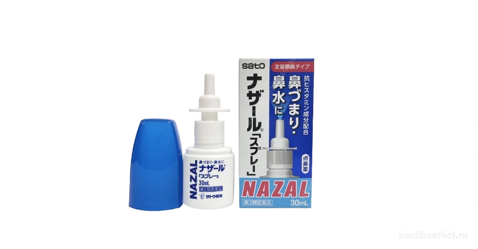 Xịt xoang mũi Nhật Bản Nazal Sato 30ml