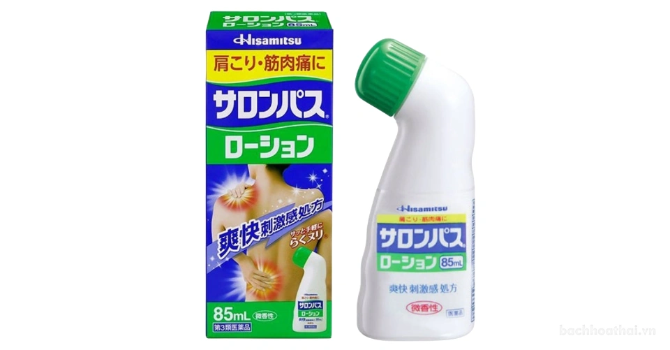 Chai lăn xoa bóp xương khớp Salonpas Hisamitsu 85ml Nhật Bản