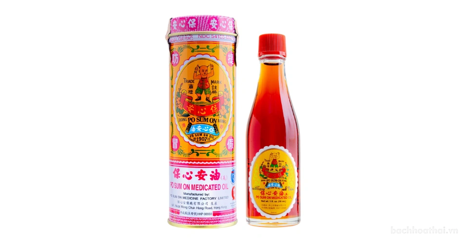 Dầu Bảo Tâm An - Po Sum On Medical Oil Hong Kong 30ml