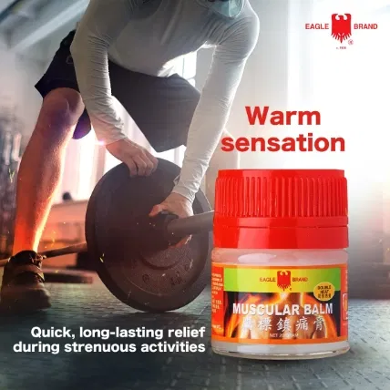 Dầu cù là Con Ó Eagle Brand Balm & Muscle Scrub 40gr 
 ảnh 2