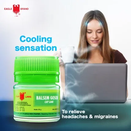 Dầu cù là Con Ó Eagle Brand Balm & Muscle Scrub 40gr 
 ảnh 3