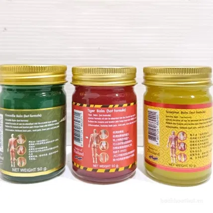 Dầu cù là nóng Seven Hot Formula Cá sấu, Hổ, Bò cạp 50gr ảnh 7