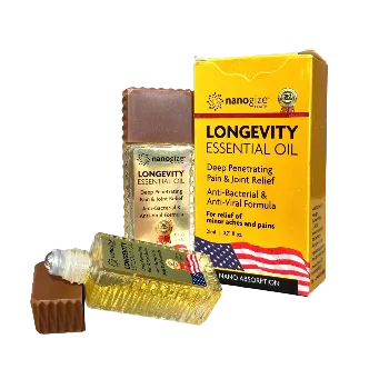 Ảnh sản phẩm Dầu gió vàng NANOGIZE HEALTH Longevity Essential Oil (21ml) - Mỹ 1