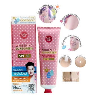 Ảnh sản phẩm Kem chống nắng trắng da nâng tone Whitening Sunscreen L-glutathione Magic Cream (SPF 50 PA+++) 1