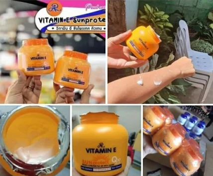 Kem dưỡng thể AR Vitamin E Sun Protect Q10 Plus Body Cream ảnh 3