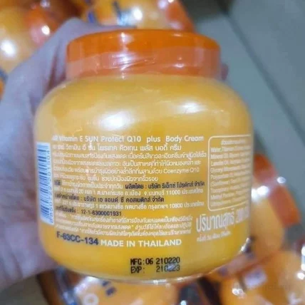 Kem dưỡng thể AR Vitamin E Sun Protect Q10 Plus Body Cream ảnh 6