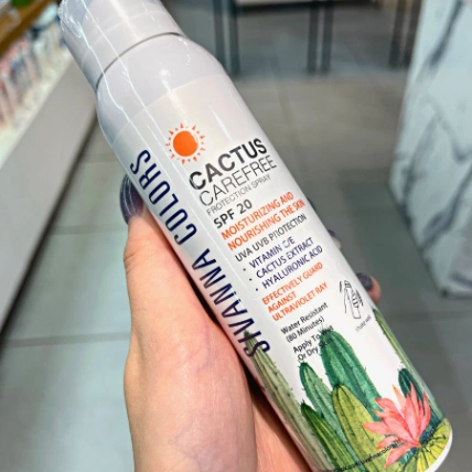 Xịt chống nắng Sivanna Colors Cactus Carefree Protection Spray ảnh 13