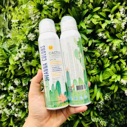 Xịt chống nắng Sivanna Colors Cactus Carefree Protection Spray ảnh 14