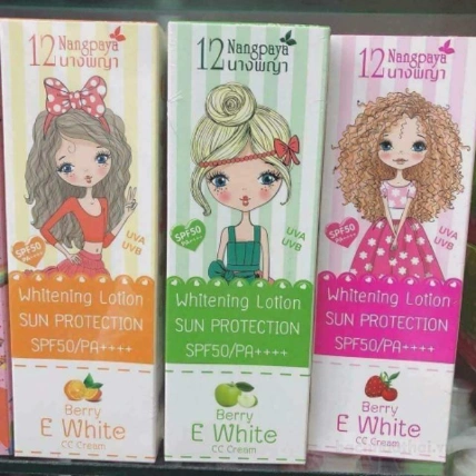 Kem chống nắng dưỡng da Berry E white CC Cream SPF50 PA+++ Thái Lan ảnh 8