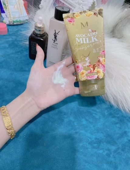 Kem chống nắng bơ sữa trắng da chống nước Maysio Avocado Milk Sunscreen  ảnh 19