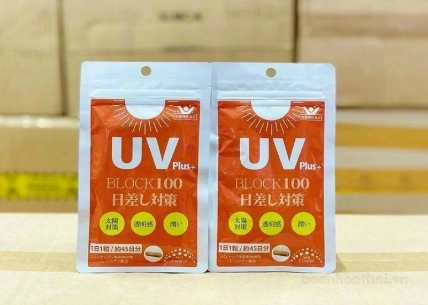 Viên uống chống nắng UV Plus+ Block 100 Nhật Bản ảnh 10