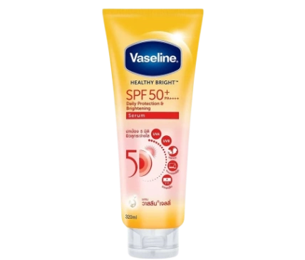 Chống nắng Vaseline 50X Healthy Bright SPF50 Thái Lan tuýp 320ML ảnh 1