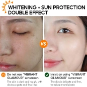 Ảnh sản phẩm Kem chống nắng, làm trắng da, chống lão hóa Vibrant Glamour Sunscreen Cream SPF50  2
