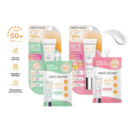 Kem chống nắng kiềm dầu ngừa mụn Srichand SunLution Sunscreen Anti Acne Ultra Protect X3  ảnh 1