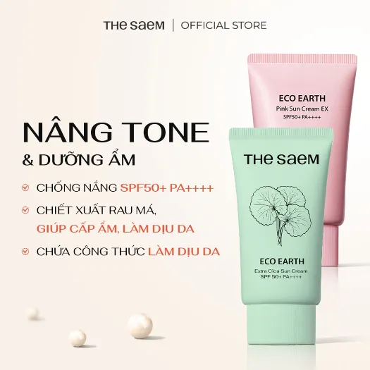 Ảnh sản phẩm Kem chống nắng THE SAEM Eco Earth Sun Scream SPF 50+ PA++++ 2