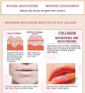 Mặt nạ môi Collagen Bioaqua ảnh 3