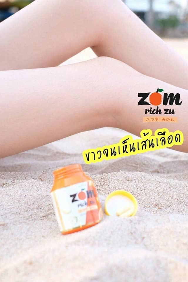 Viên uống phục hồi làm trắng da Zom Rich Zu