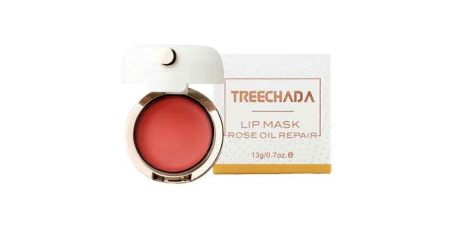 Mặt nạ dưỡng ẩm làm hồng môi Treechada Lip Mask Rose Oil Repair