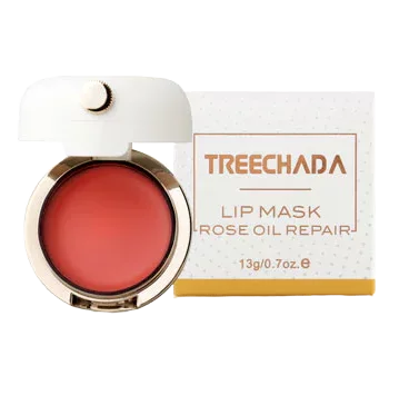 Mặt nạ dưỡng ẩm làm hồng môi Treechada Lip Mask Rose Oil Repair  ảnh 1