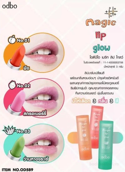 Son dưỡng môi Odbo Collagen magic Lip Balm ảnh 14