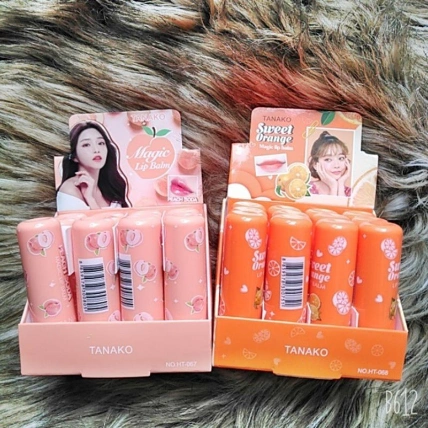Son dưỡng môi Tanako Peach Soda Magic Lip Balm Thái Lan ảnh 2