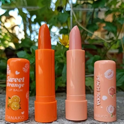Son dưỡng môi Tanako Peach Soda Magic Lip Balm Thái Lan ảnh 14