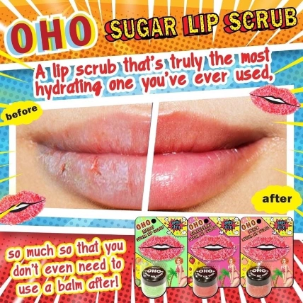 Tẩy tế bào chết môi Nitcher OHO Sugar Lip Scrub Thái Lan ảnh 5