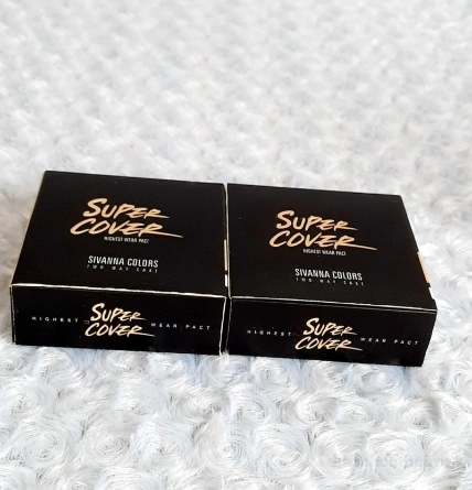 Phấn phủ chống mồ hôi cao cấp Sivanna Colors Super Cover Highest Wear Pact Two Way Cake ảnh 2