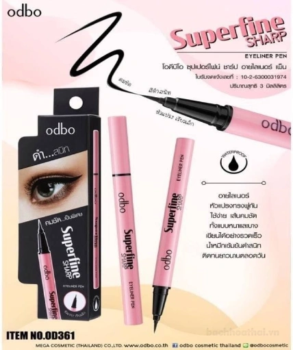 Kẻ mắt Odbo Superfine Sharp Eyeliner ảnh 4