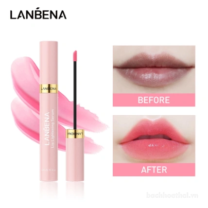 Son kem tinh chất dưỡng môi LANBENA Lip Lightening Serum ẩm mịn làm hồng môi  ảnh 5