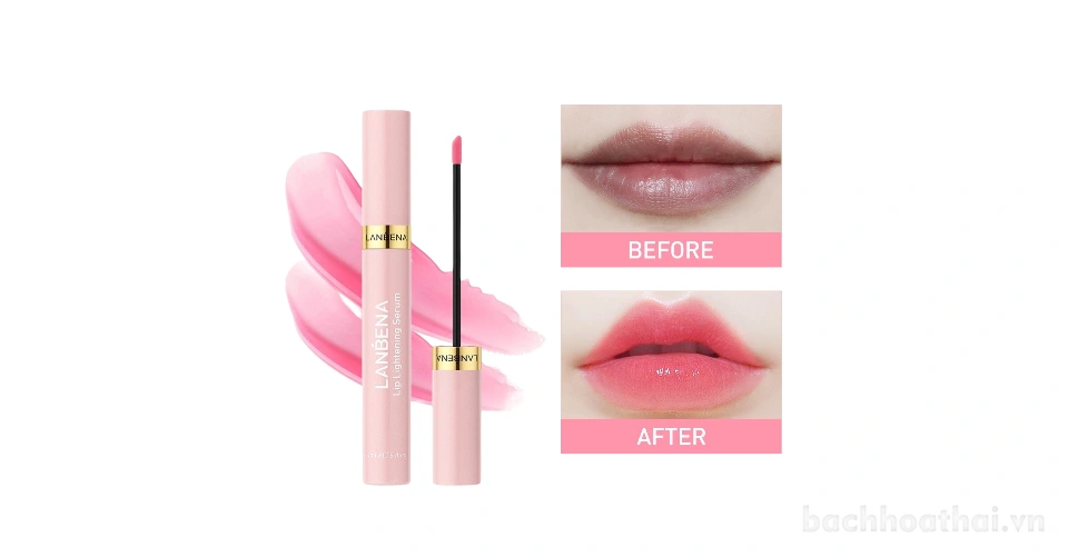 Son kem tinh chất dưỡng môi LANBENA Lip Lightening Serum ẩm mịn làm hồng môi