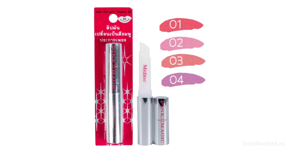 Son dưỡng môi đổi màu Mistine Pink Magic Diamond Lip Thái Lan