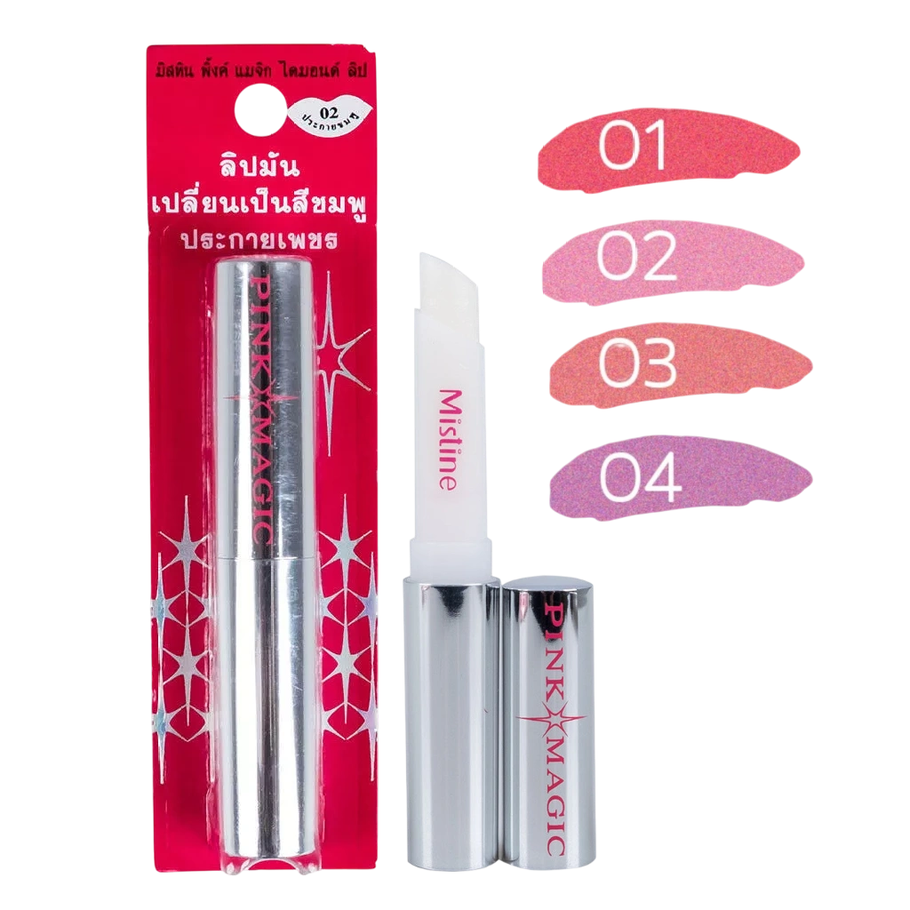 Son dưỡng môi đổi màu Mistine Pink Magic Diamond Lip Thái Lan