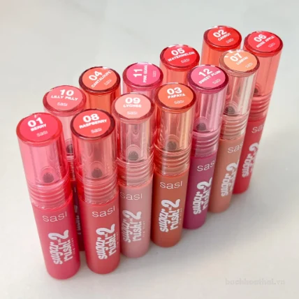 Son kem Sasi Sugar Rush Lip Tint Vol 2 lâu trôi  ảnh 7