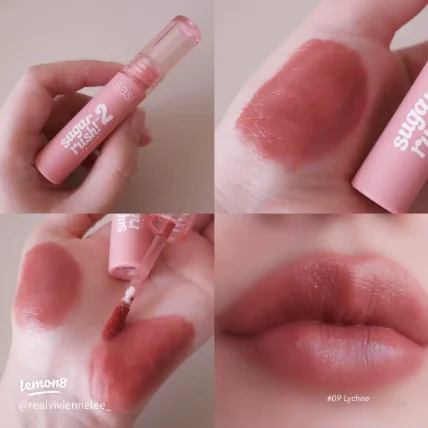 Son kem Sasi Sugar Rush Lip Tint Vol 2 lâu trôi  ảnh 3