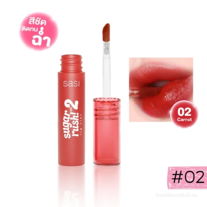 Son kem Sasi Sugar Rush Lip Tint Vol 2 lâu trôi  ảnh 19